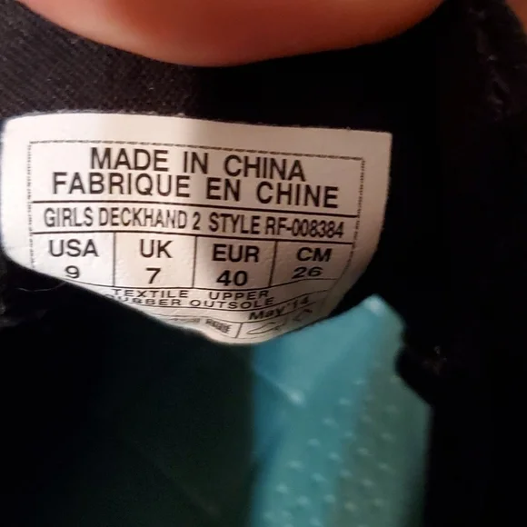 Reef Shoes Womens size 9 black NEW sneakers boat shoes - Picture 7 of 8